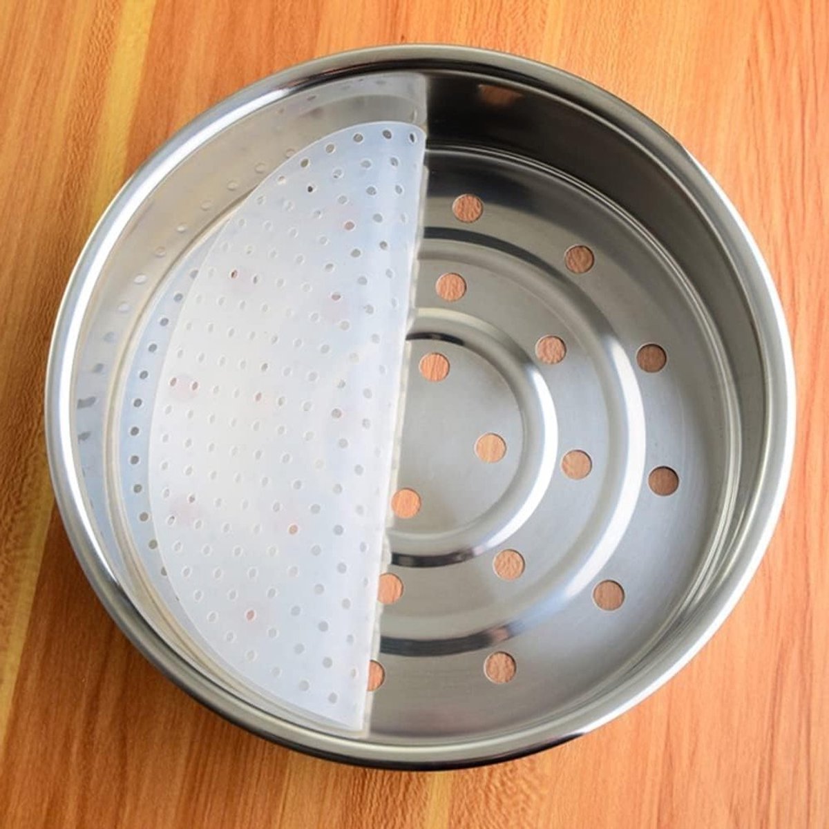 Kookmat voor rijstkoker, hittebestendig en antiaanbak, ideaal voor koken en bakken, 18 cm
