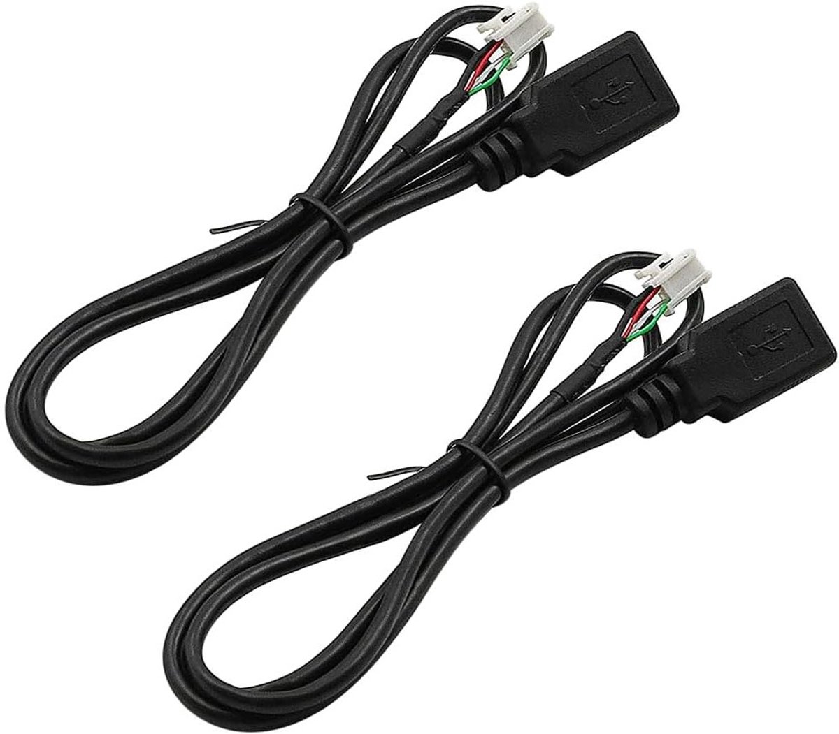 USB Auto Verlengkabel 4 Pin 76 cm - Geschikt voor Android Autoradio, Stereo en Snelladen van Mobiele Telefoons, Ideaal voor Externe USB Sticks