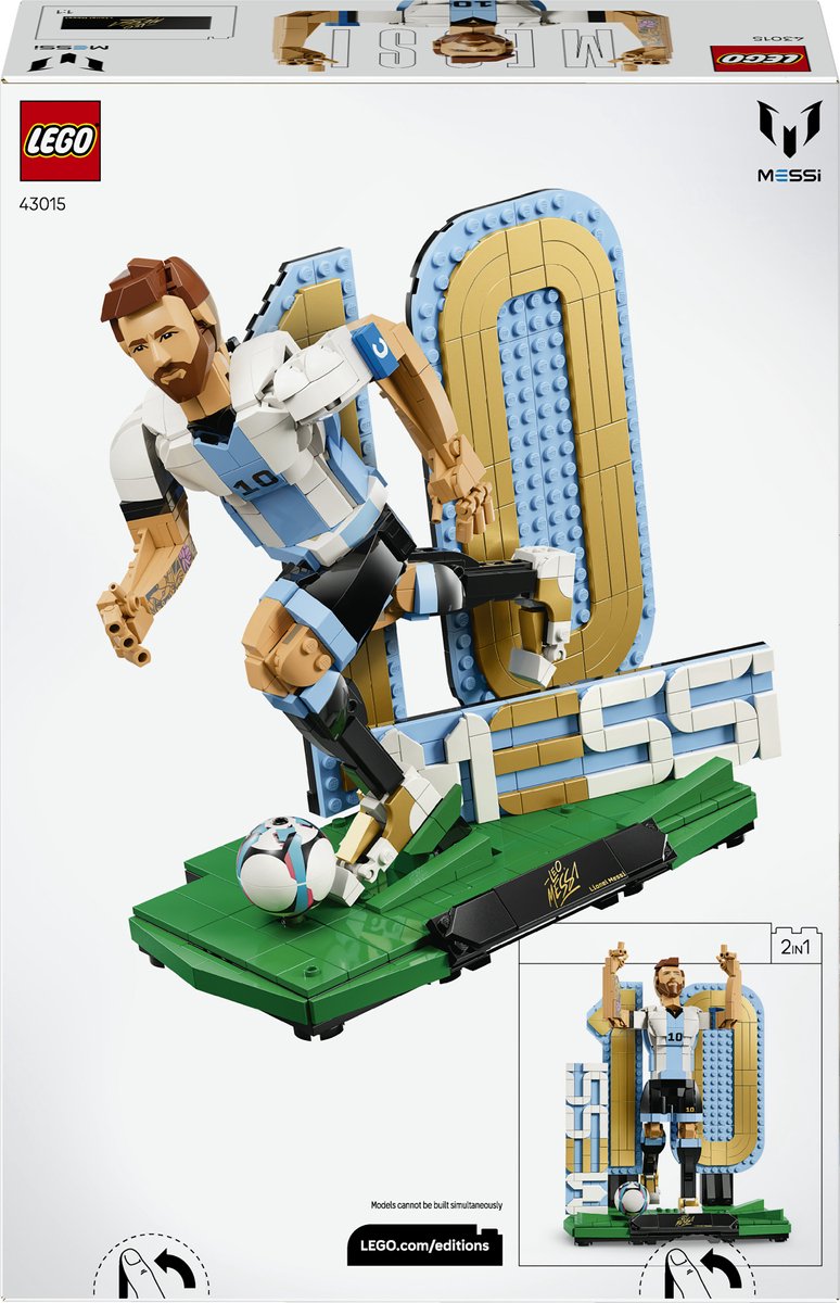 LEGO Editions Lionel Messi – Voetballegende Voetbal Speelgoed voor Kinderen - 43015 – foto 6