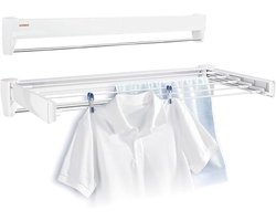 Leifheit Telegant 36 Protect Plus Wanddroogrek - Opvouwbaar en Ruimtebesparend