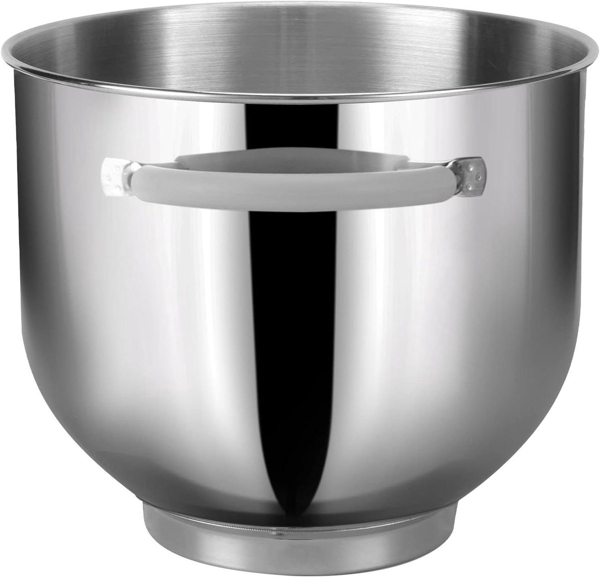 Roestvrijstalen kom - Mengkom blender - Keukenmachine accessoire - Vaatwasserbestendig - 7 Liter - Zilver