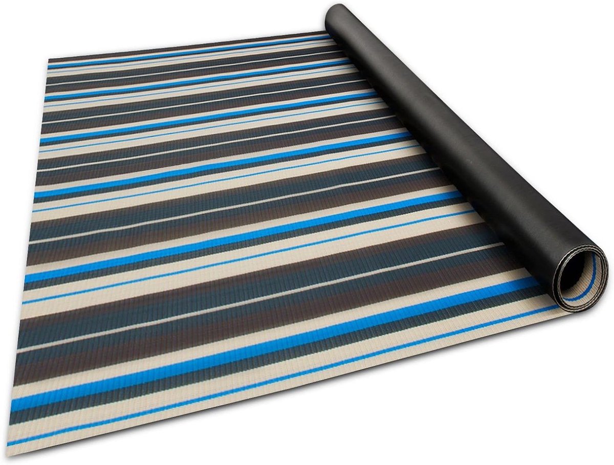 Vloerbedekking - Tapijt Loper - Binnen Buiten - Kunstzinnig Geweven - 60 x 200 cm - Ravenn