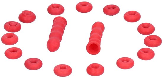 Slangstoppen Latex - Herbruikbare Doppen - Voorkomt Uitdroging - Universeel Ontwerp - 100 Stuks - Niet gespecificeerd — afbeelding 2