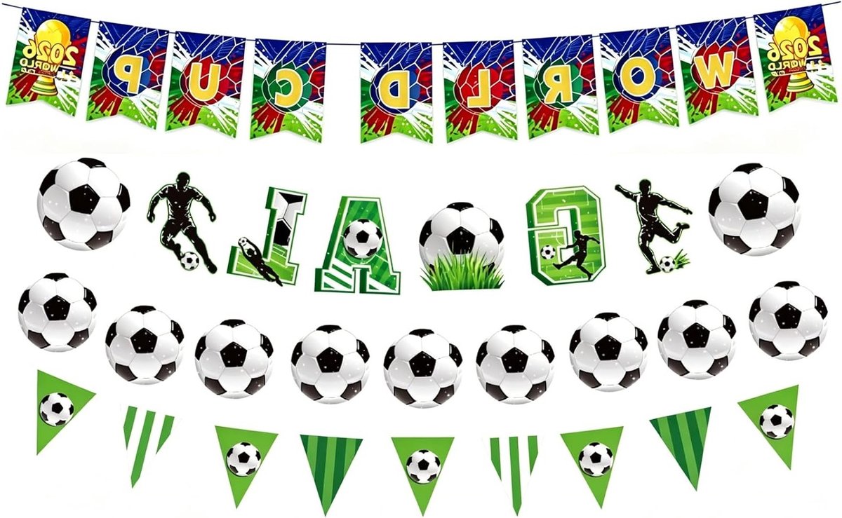 Voetbal Banner voor WK 2023 - Ideaal voor Feesten, Evenementen en Supporters