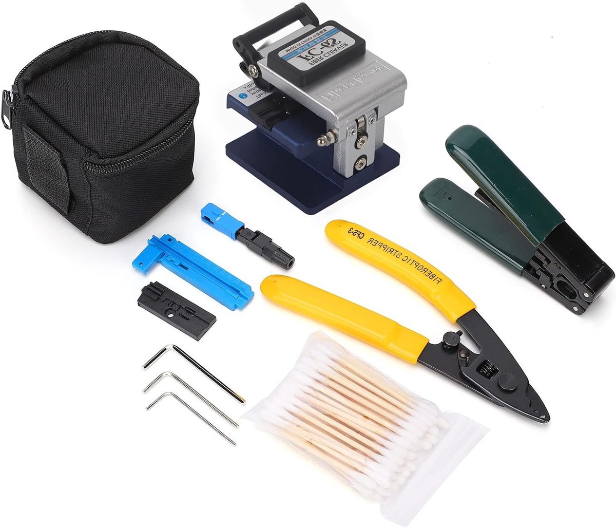Dailygoods- Fiber Optic Stripping Set - LWL Stripping Tool - Fiber Splitter FC-6S - Ergonomisch Ontwerp - Hoogwaardige Materialen - Duurzaam en Precisie. - Glasvezelstripset