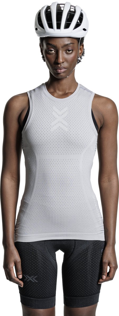 X-Bionic Xceed Ride Baselayer Tanktop Unisex Seal Grey/Silver Grey - L