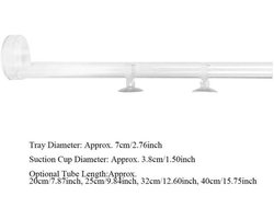 Aquarium Feeder - Fish Tank Accessory - Fish Shrimp Feeder voor Tropische Vissen - Visvoeder voor Aquariums - Tube lengte 40cm