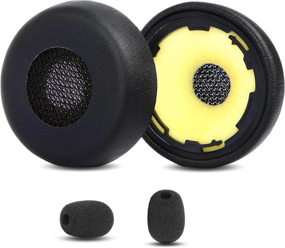 Vervangende Oorkussens voor Jabra Evolve 75/75+/75 UC/75 MS - Comfortabele Oorkussens van Kunstleer voor Headsets