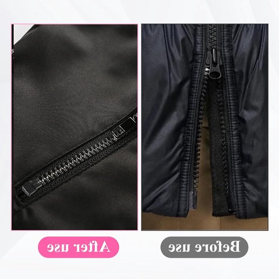 20 Sets Metalen Zipper Stopper Reparatieset voor Ritsen, Vervangingen voor Sliders, Locking Onderdelen voor Jassen en Kleding, DIY Naaien en Herstellen van Merkloos — afbeelding 4