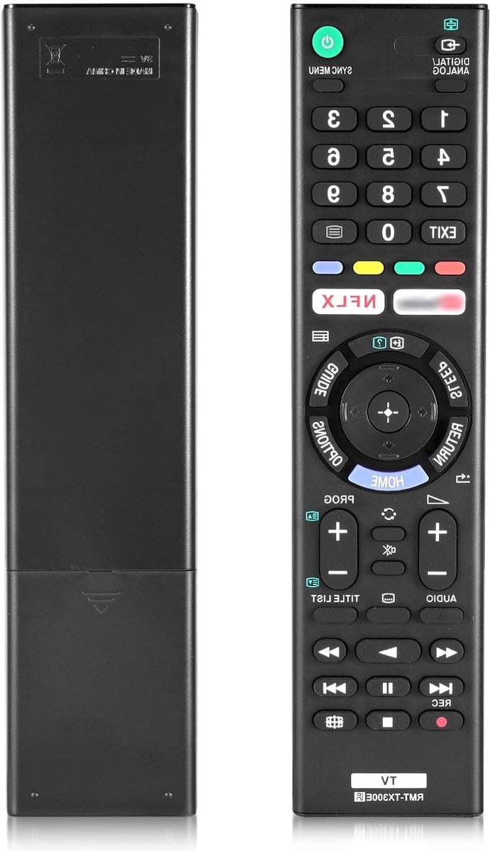 Vervangende universele afstandsbediening voor Sony Bravia TV's - Compatibel met KDL32W660E, KD49X7000F, KD43X7000F en meer - Betrouwbare afstandsbediening voor optimale TV-ervaring