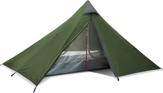 Ultralichte 1 Persoons Tent voor Kamperen, Wandelen en Klimmen - Waterdicht en Geschikt voor 3 Seizoenen
