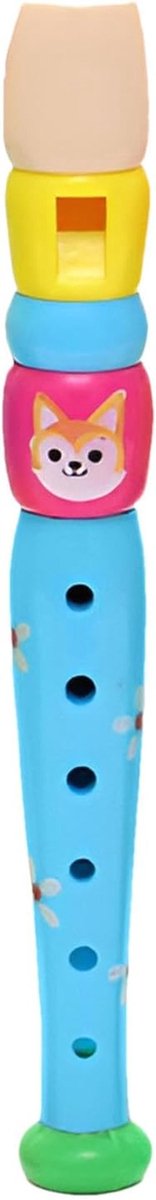 Sopraanblokfluit - Muziekinstrument - Vroege Opvoeding - ABS Materiaal - 18.4 cm - Willekeurige Kleur
