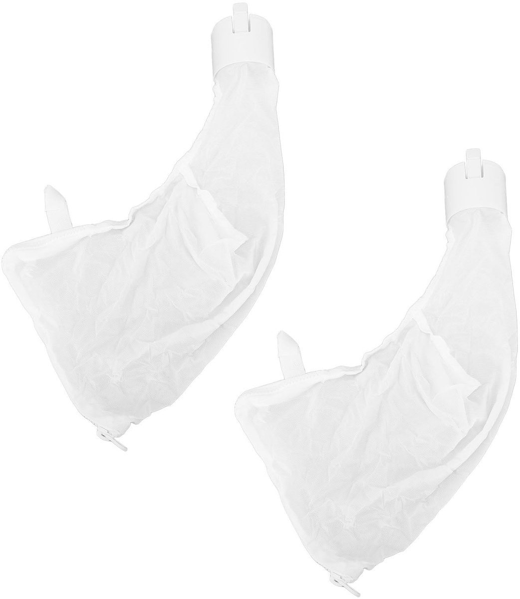 Dailygoods- Filterzak Slijtvast - Vervanging - Zwembadreiniger - Eenvoudige Installatie - 2 Stuks - Perfecte Pasvorm - Zwembadfilter