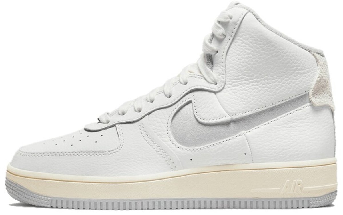 Nike Nike Air Force 1 High Strapless ‘Smoke ‘ Sneakers Unisex Wit