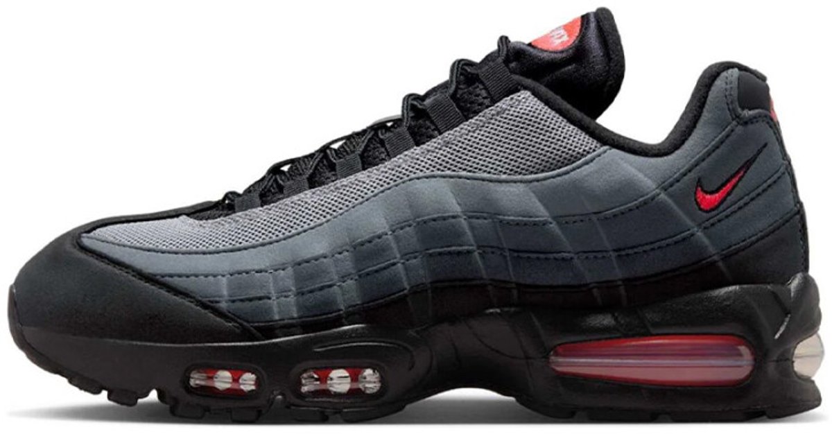 Nike Air Max 95 OG Big Bubble Bright Crimson Zwart