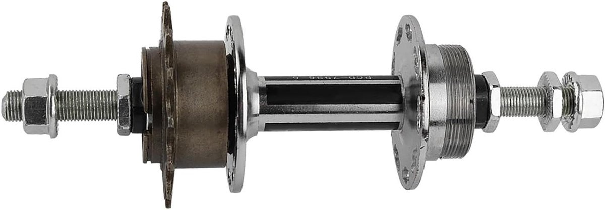 Achterwiel Naaf - Fietsonderdeel Vervanging - Fietsreparatie Onderhoud - 36 Spaak Gaten - 17.5cm Lengte - Metaal
