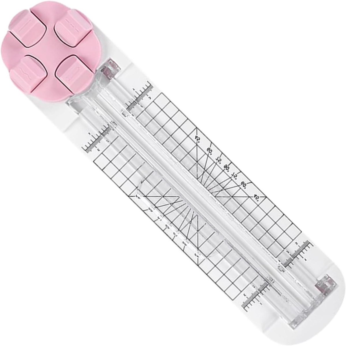Papier Snijder - Papier Trimmer - Hobby Projecten - Multifunctioneel 4-in-1 - 355 x 83 cm - Roze