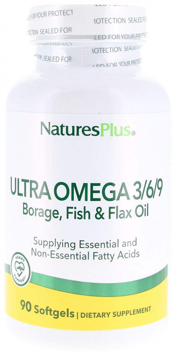 Natures Plus Ultra Omega 3/6/9 90 Capsules