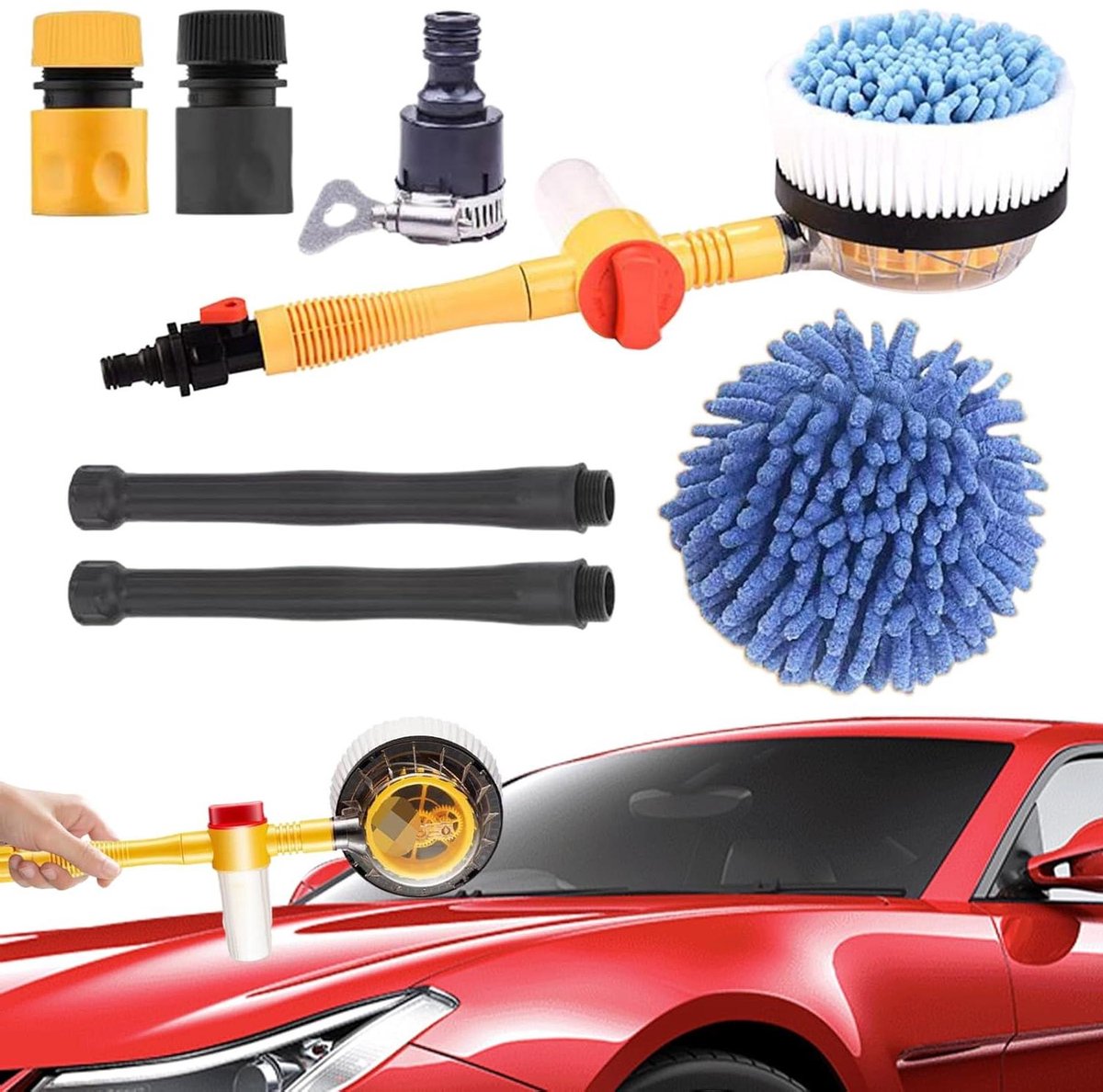 Wasborstels Voertuigen - Autoreinigingsdweil - Auto Wassen - Krasvrije Afwerking - 52 cm - Niet gespecificeerd