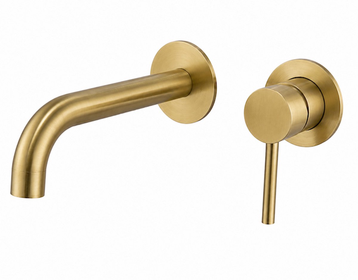 LINEA UNO - Grundar - Goud - Inbouw wastafelkraan - - 201414