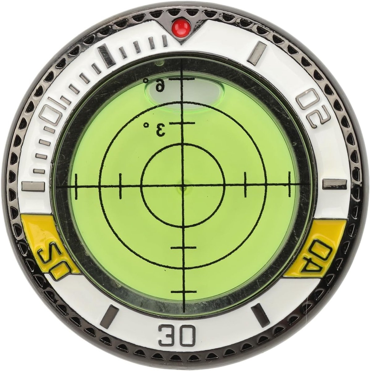 Dubbelzijdige Putting Aid met Balmarker en Bel - Nauwkeurige Golfaccessoire voor Verbetering van je Puttingtechniek