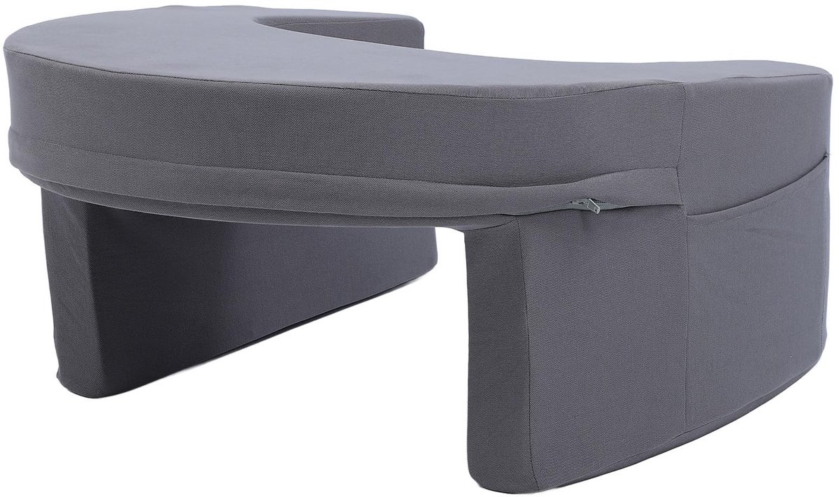 Byshayne - Lap Desk Pillow - Leeskussen - Groot Formaat - Armsteunkussen - Gaming en TV Kijken - 60 x 54,5 x 33 cm