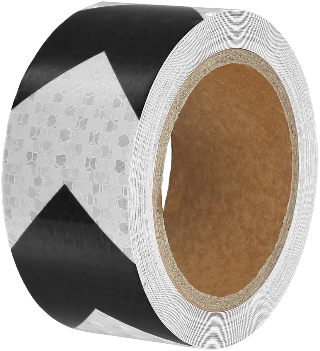 Dailygoods- Reflecterende Tape 5cmx10m - Zelfklevend - Hoge Zichtbaarheid - Weerbestendig - Veiligheidswaarschuwing - Sterk Reflecterend - Veiligheidstape