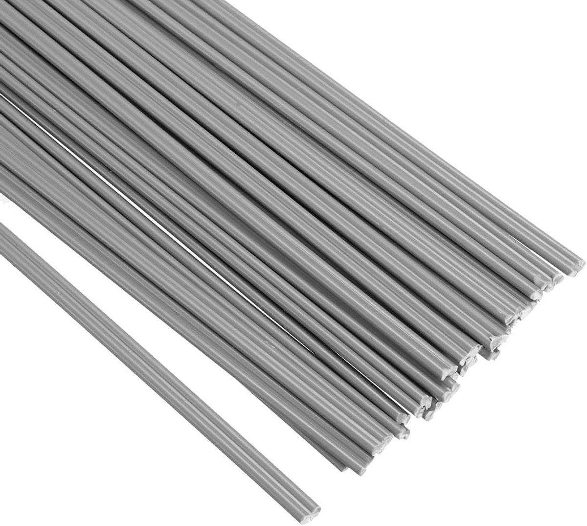 Kunststof Lasstaven - PVC Strips - Kunststof Reparatie - Goede Lasbaarheid - 30 Stuks 20cm - Grijs
