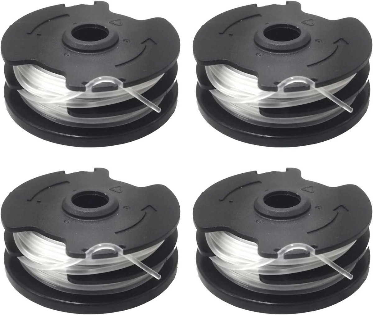 Trimmer Spoelen - Grastrimmer Accessoires - Gazon Onderhoud - Automatisch Gewikkeld - 83m x 165mm - Zwart