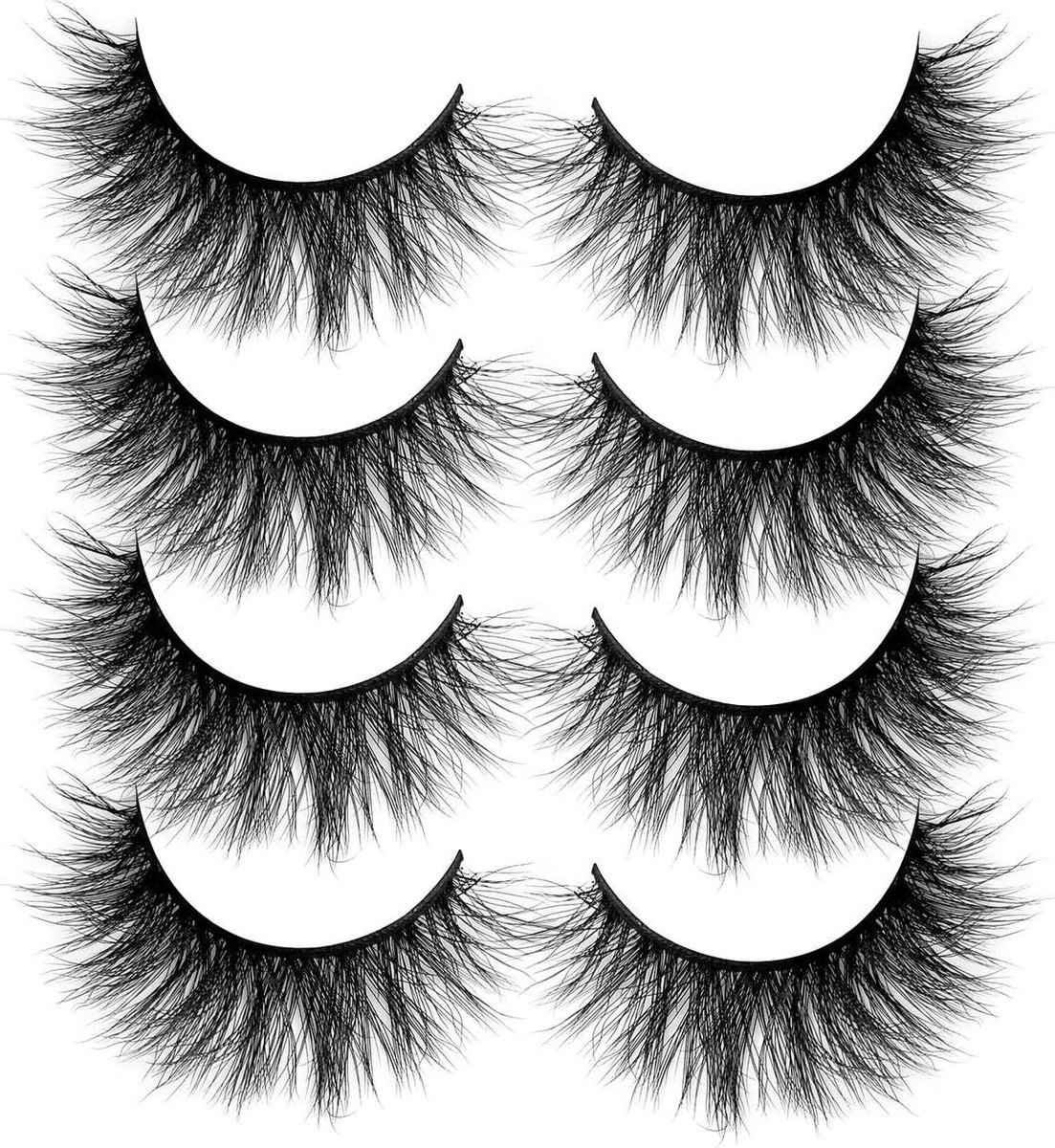 Magnetische Wimpers - 3D Wimpersets - Snel Oog Make-up - Waterdicht Herbruikbaar - 2 Paar - Zwart