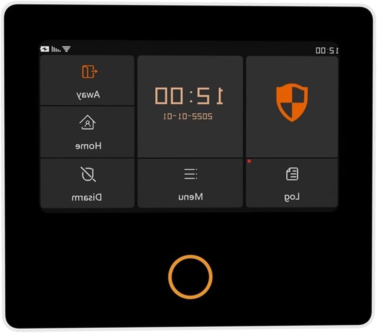 Draadloos Alarm Systeem - Slimme Beveiliging - Thuis Beveiligen - Met 4.3 Inch IPS Scherm - 200 Zones - Wit