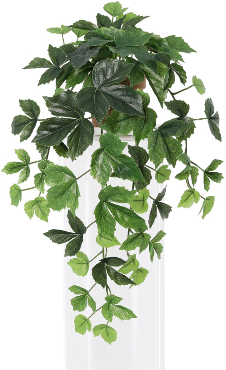 Trendyplants - Kunst Ivy Hanging - Hangende Klimop - Kunstplant - Hoogte 48cm - Potmaat Ø9cm