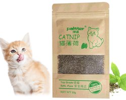 Dailygoods- Kattenkruid Hoogwaardige Natuurlijke Snack - Kattenkruid Plant - Kattenspeelgoed - Catnip - Gedroogd - Voorzichtig Gedroogd - Kattenvoer