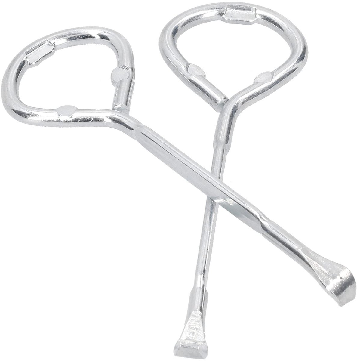ZEYNOMAX- Verf Blikopener - 2 Stuks - Metalen Tool - Multifunctioneel - Flesopener - Draagbaar - Hendelontwerp voor 5 Liter Emmer