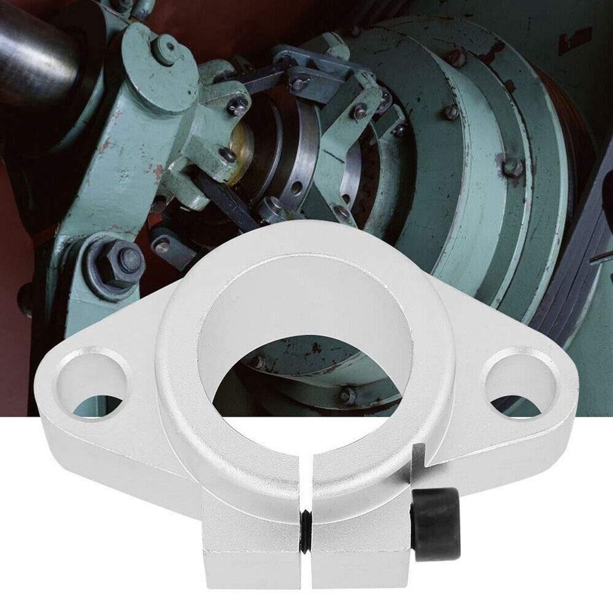 JHUBERS- Lineaire Rail Hoogwaardige Kwaliteit - Aluminium Stanghouder - Roestbescherming - Eenvoudig te Installeren - Schachtdiameter 20 mm - Geschikt voor 3D Printers - Lineaire As
