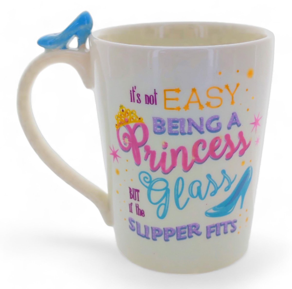 ZEYNOMAX- Koffiebeker 300 ml - Prinsessenbeker - Elegante Mok - Statement Beker - Voor Koffieliefhebbers - Met Pumps op Handvat