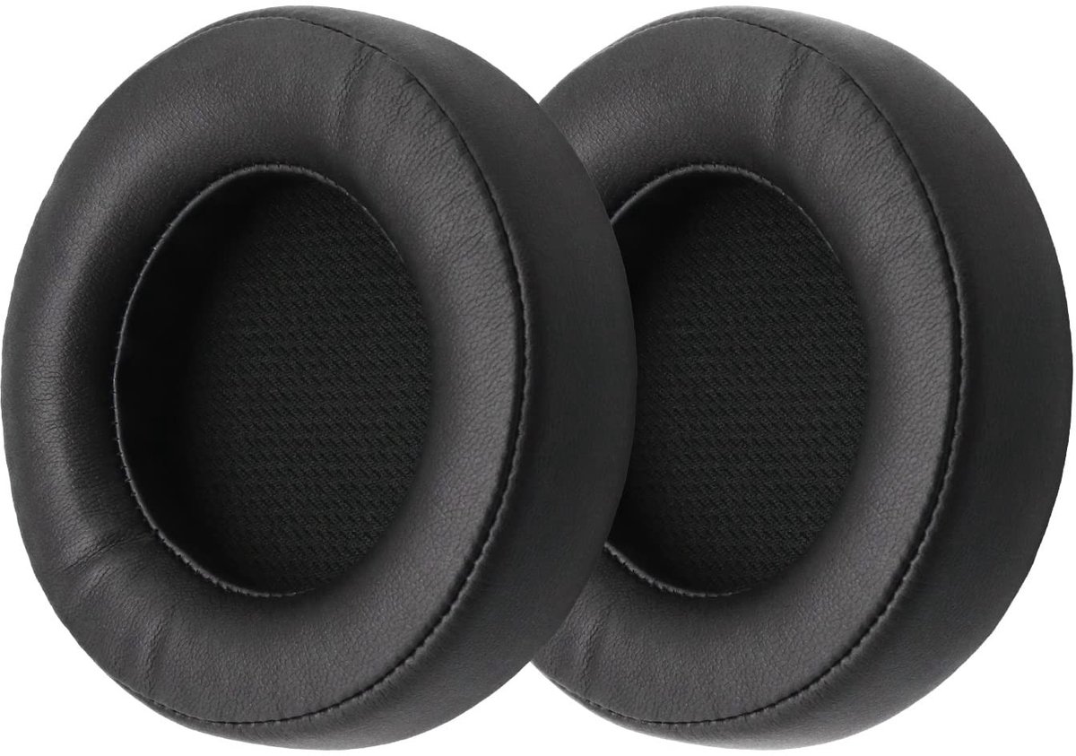 JHUBERS - Oorkussens - Vervangend Oorkussen - Zwart - Traagschuim - Compatibel voor Corsair Virtuoso RGB SE - Ideaal voor Hoofdtelefoon - Zwart