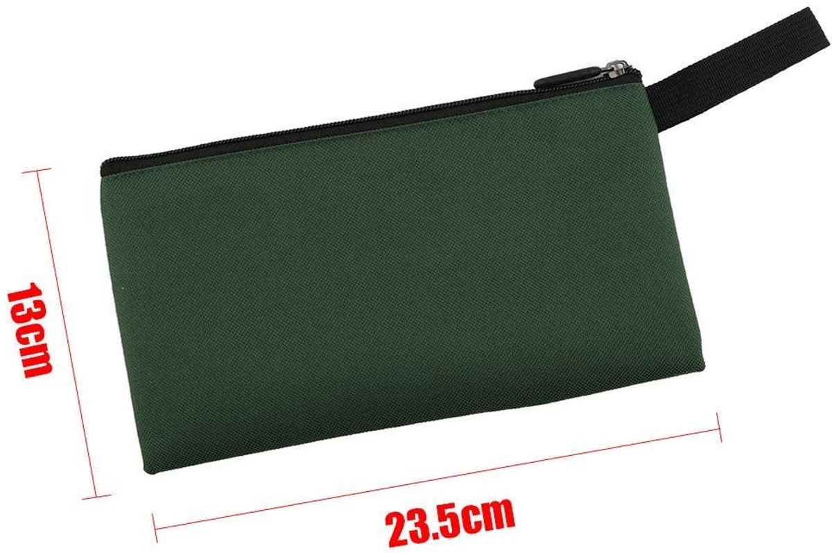 JHUBERS- Fietsgereedschapstas Robuust - Waterdichte Opbergtas - Polyester Tas - Fietsaccessoires - Ritssluiting - Klein formaat - Fietsopbergtas