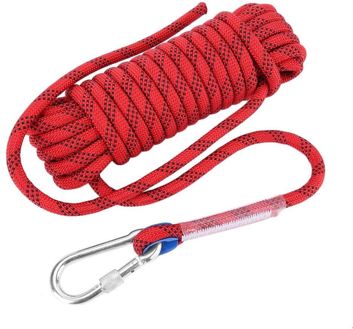 JHUBERS- Klimtouw 12 mm - Heavy Duty - Polyester - 10 m/20 m - Trekkracht 2100 kg - Slijtvast en duurzaam - Paracord
