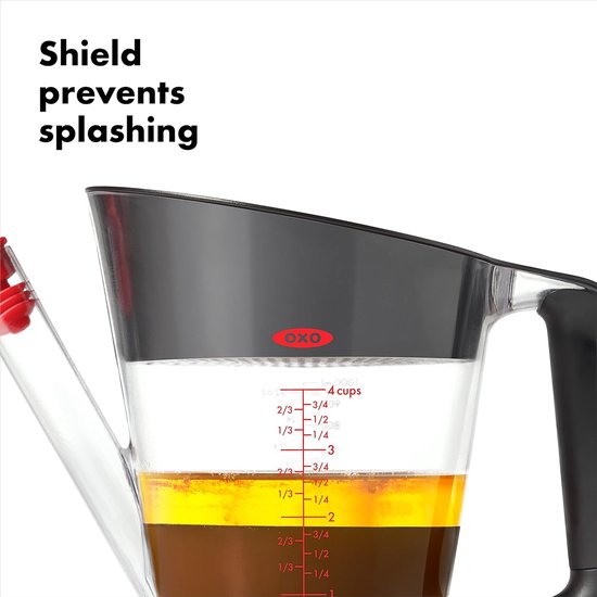 Vetscheider - Sausmaker - Jus Maken - Spatvrij Schenken - 950 ml - Transparant — afbeelding 5