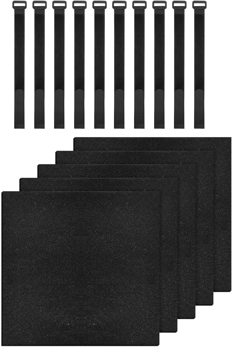 Stapelbed Ladder Pads - Hoogslaper Treden - Veilig Klimmen - Antislip Schuim - 5 Stuks - Zwart