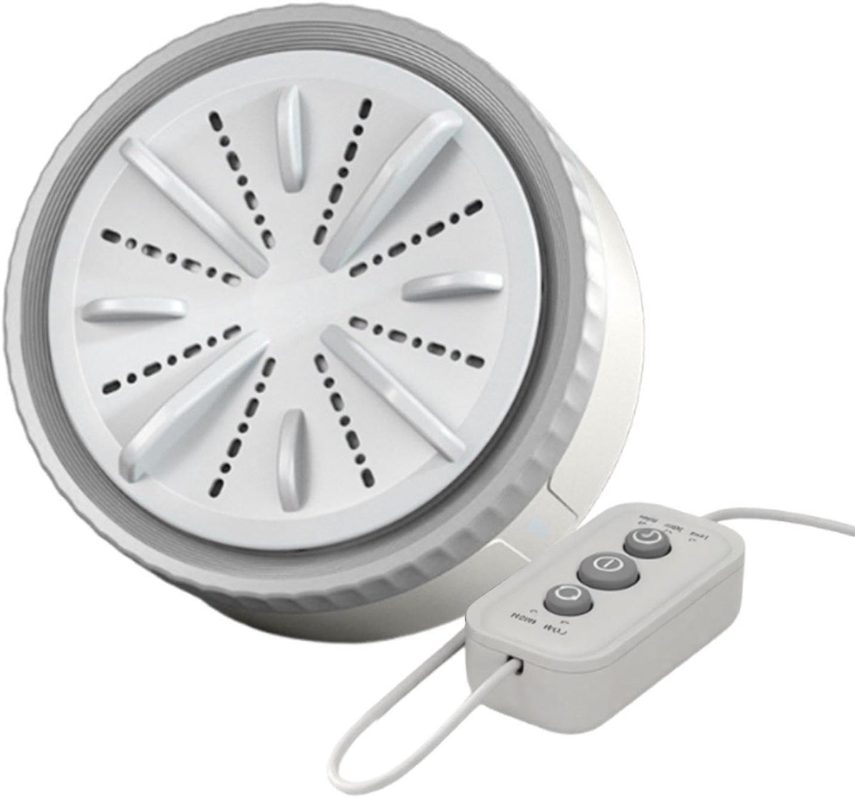 Kleine Wasmachine - Mini Washer - Delicate Was - Hygiëne Ondersteuning - Compact Formaat - Grijs