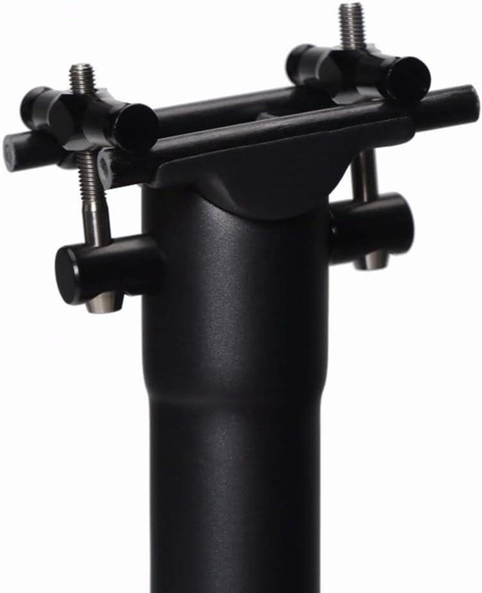 Fiets Zadelpen - Lichtgewicht Onderdeel - Comfortabel Fietsen - Volledig Carbon - 316 x 400 mm - Mat Zwart