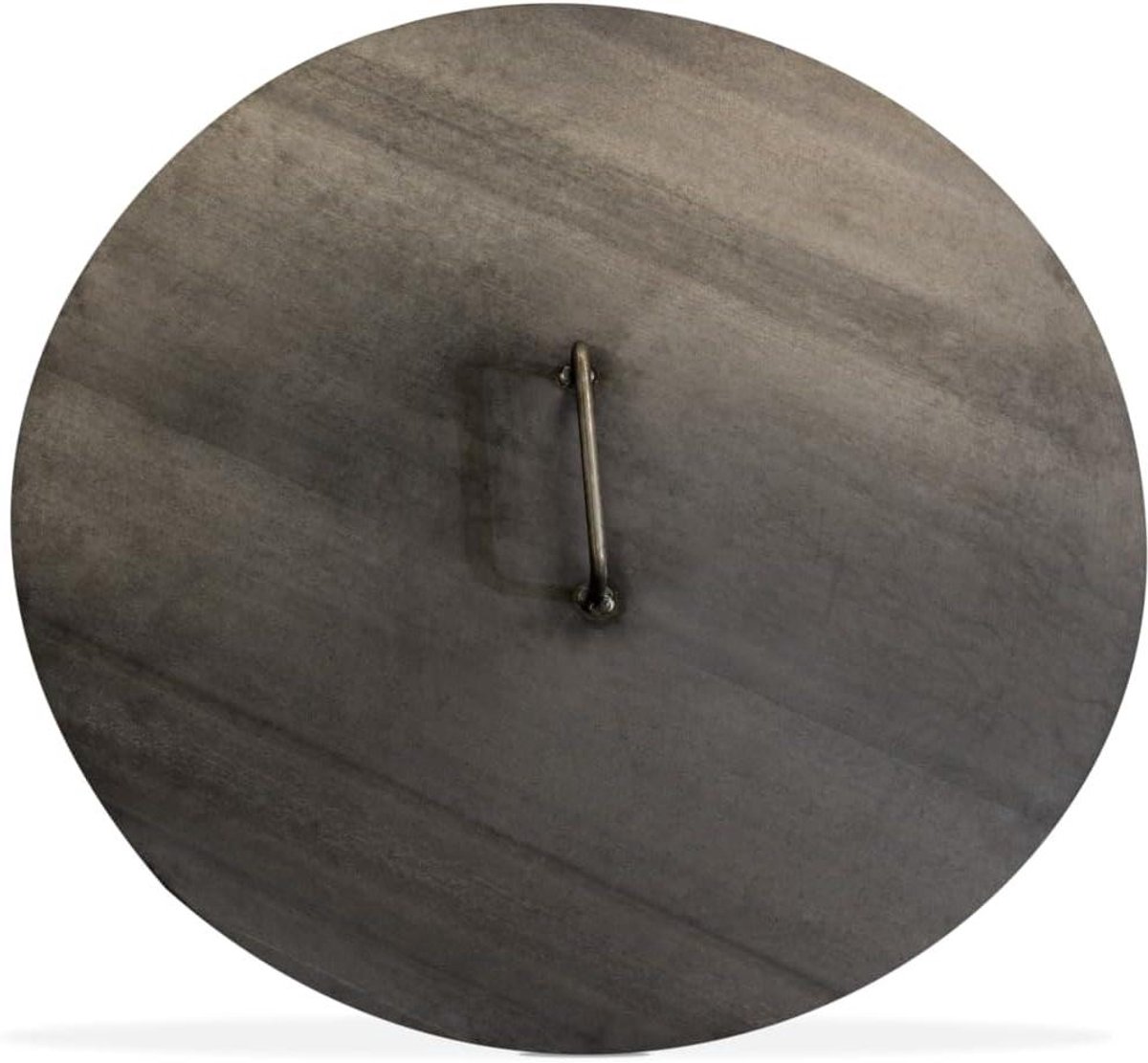 Deksel Vuurschaal - Afdekplaat XXL - Buiten Leven - Gelegeerd Staal - 102 cm Diameter - Grijs