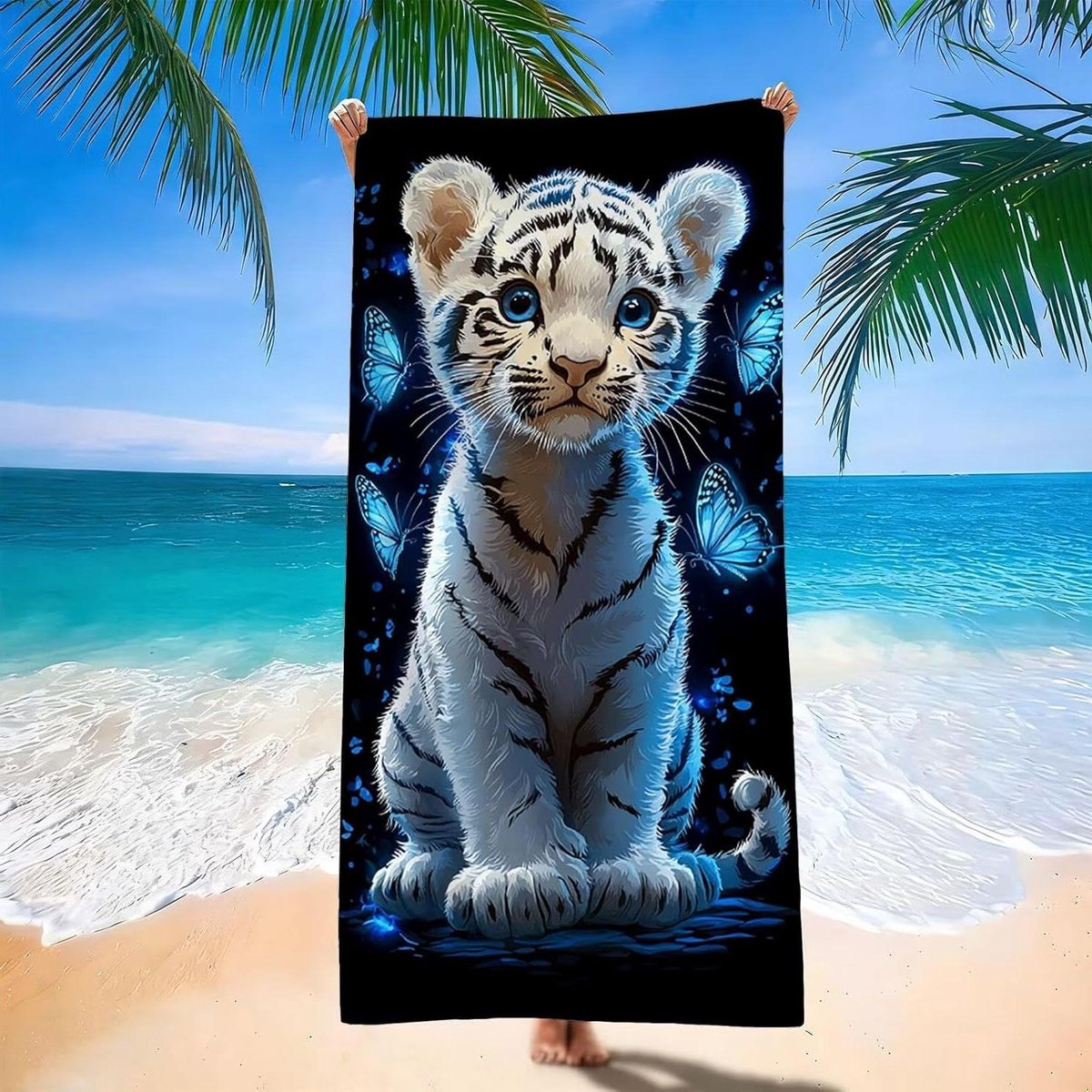 Strandhanddoek Microvezel - Strandlaken Stranddeken - Zandvrij Genieten - Sneldrogend Abso