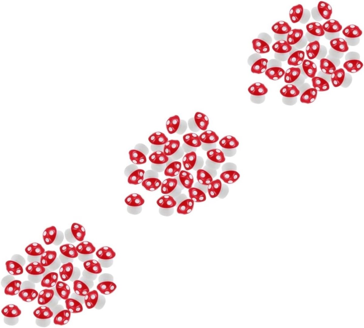 Paddenstoel Decoratie - Miniatuur Figuren - Tuin Aankleden - Hars Materiaal - 40 Stuks - Rood