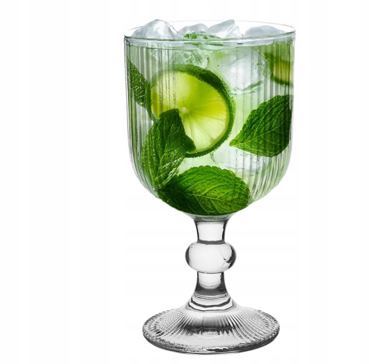 LUXITO Stroken Glas 370ml - Stijlvol & Praktisch voor Drankjes