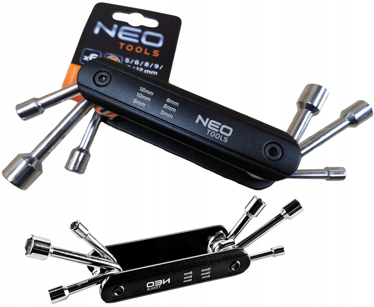 NEO Gereedschapssleutelset 5-12 mm - Compact & Flexibel