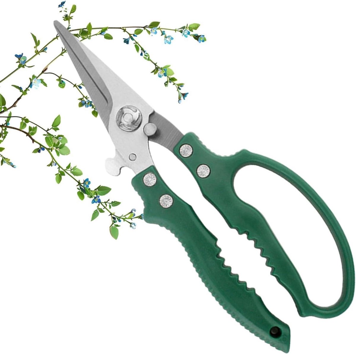 Tuinschaar Snoeischaar - Handgereedschap Tuin - Planten Snoeien - Roestvrij Staal - Ergonomisch Handvat - Zwart