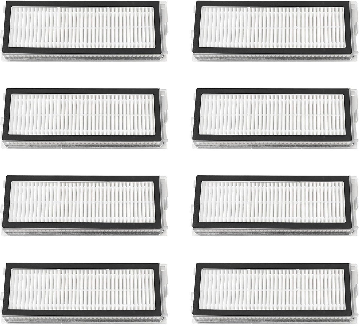 Dailygoods - 8 Stuks HEPA Filters Vervanging voor Stofzuiger